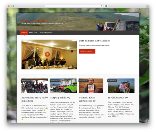 WordPress theme Expound - samuraiklubas.lt