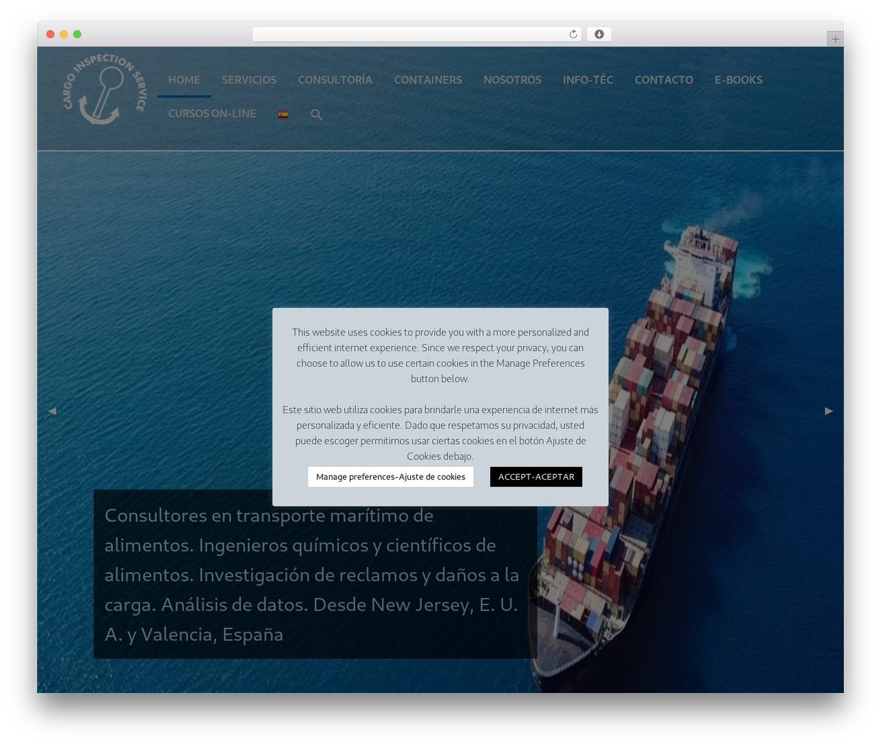 WordPress theme FoundationPress - cargoinspectionservice.net