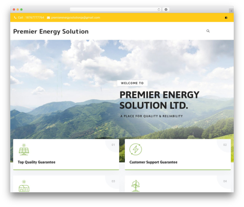 WordPress theme Greenly - premierenergysolutionja.com
