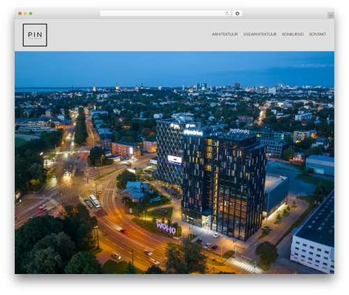 WordPress theme Pin - pinarhitektid.ee