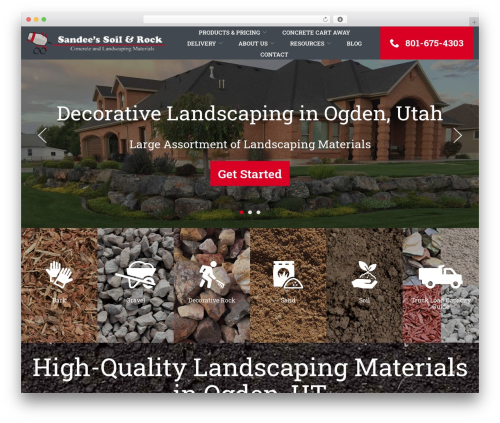 WordPress theme Reach Local - sandeessoilandrock.com