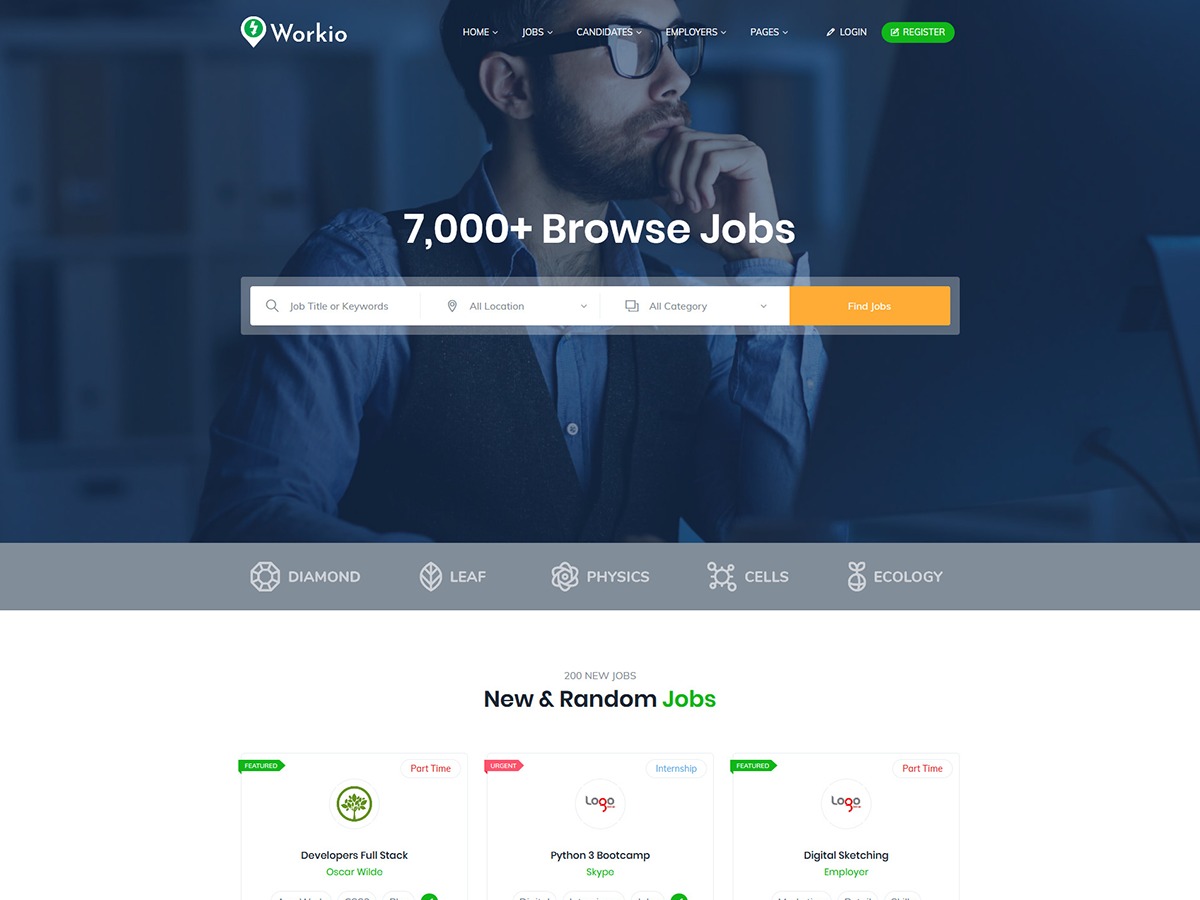 Workio theme WordPress