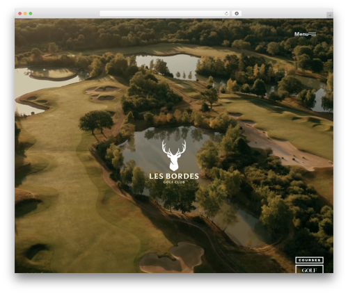 Artworking WP theme - lesbordesgolfclub.com