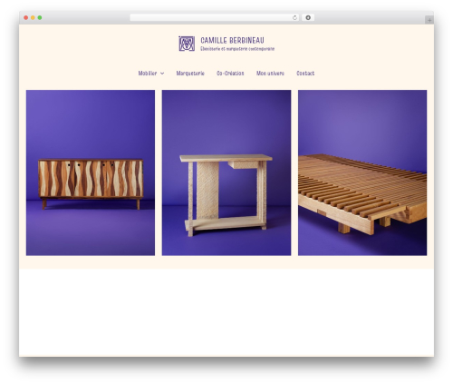 Super blank WordPress plugin - camilleberbineau.com