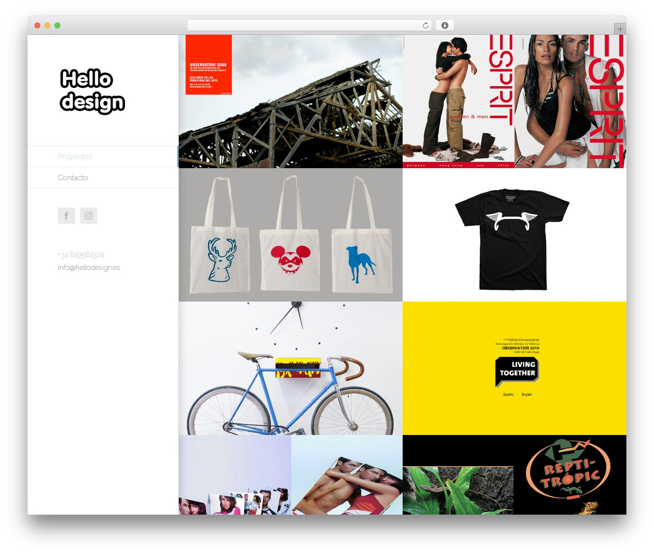 Avada WordPress theme - hellodesign.es
