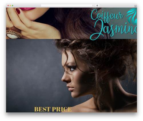Cutting Edge WordPress theme - coiffeur-jasmina.ch