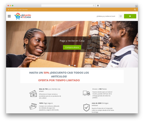 DavinciWoo WordPress theme - delcarritoatucasa.com