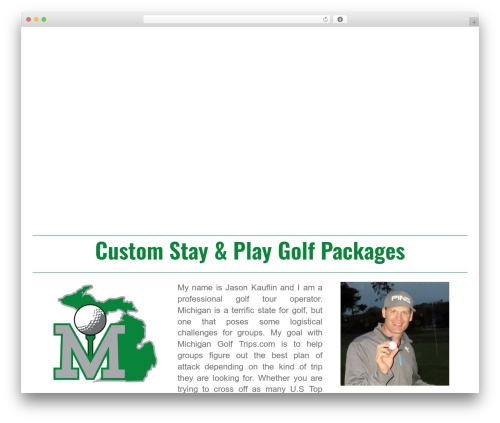 Ds divi rocket WordPress plugin - michigangolftrips.com