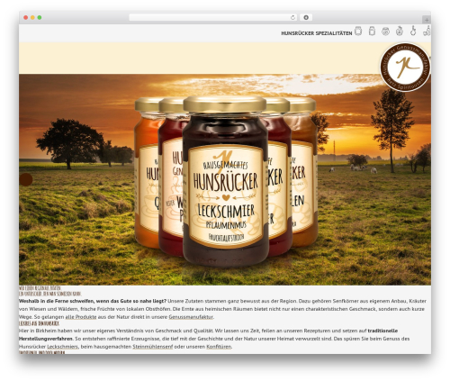 Flynt WordPress theme - hunsruecker-genussmanufaktur.de