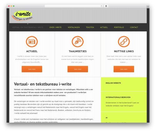 iWrite WordPress theme - i-write.biz
