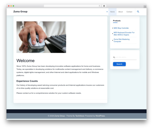TechAbout top WordPress theme - zumagroup.com