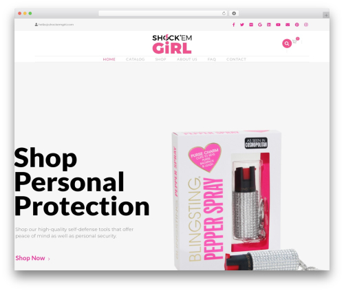 The Simple WordPress theme - shockemgirl.com
