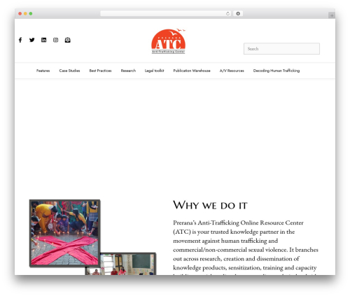 Fox framework WordPress plugin - fighttrafficking.org