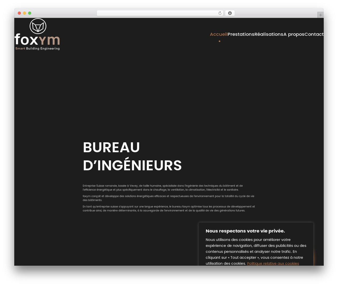 Theme WordPress Foxym - foxym.ch
