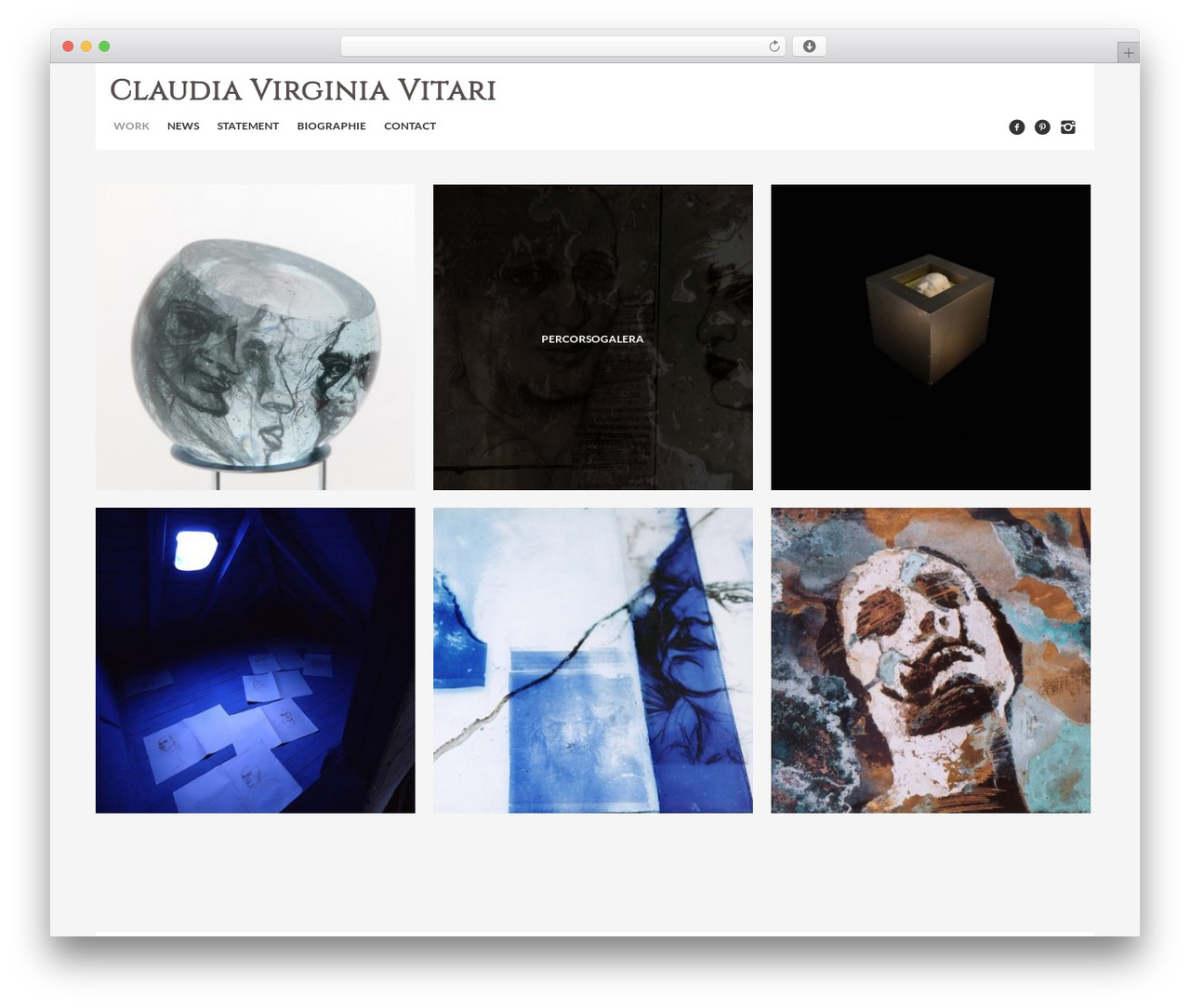 Theme WordPress Studiofolio - claudiavitari.com
