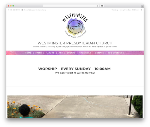 Westminster Theme WordPress theme - westminstersd.org