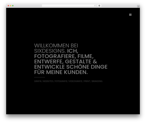 WordPress theme Aoki - sixdesigns.de
