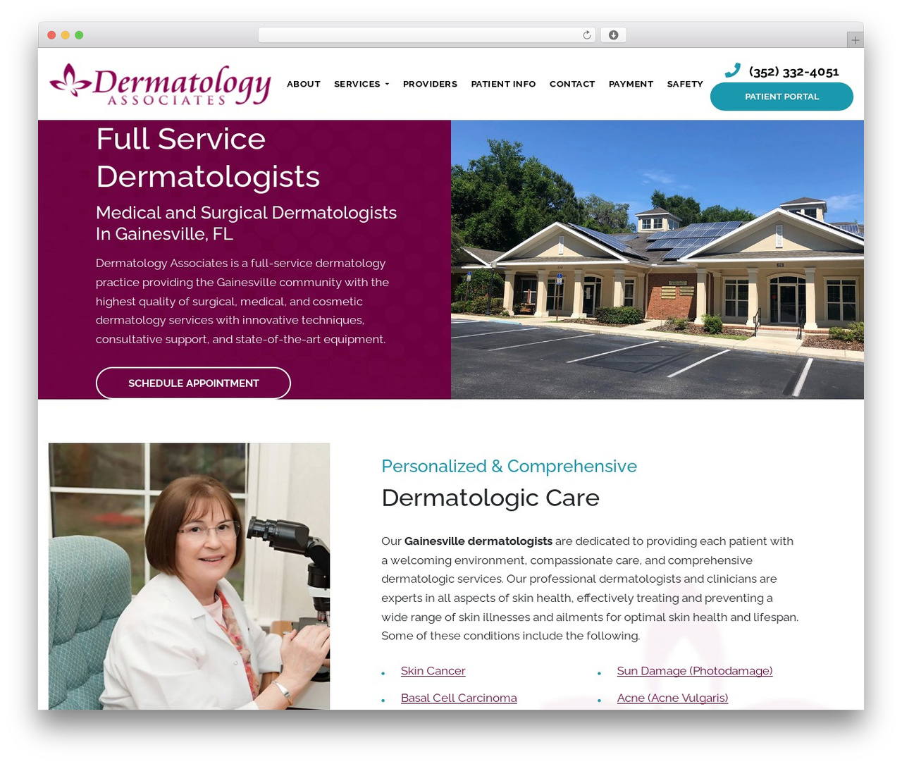 WordPress theme Defaulto - mydermatologyassociates.com