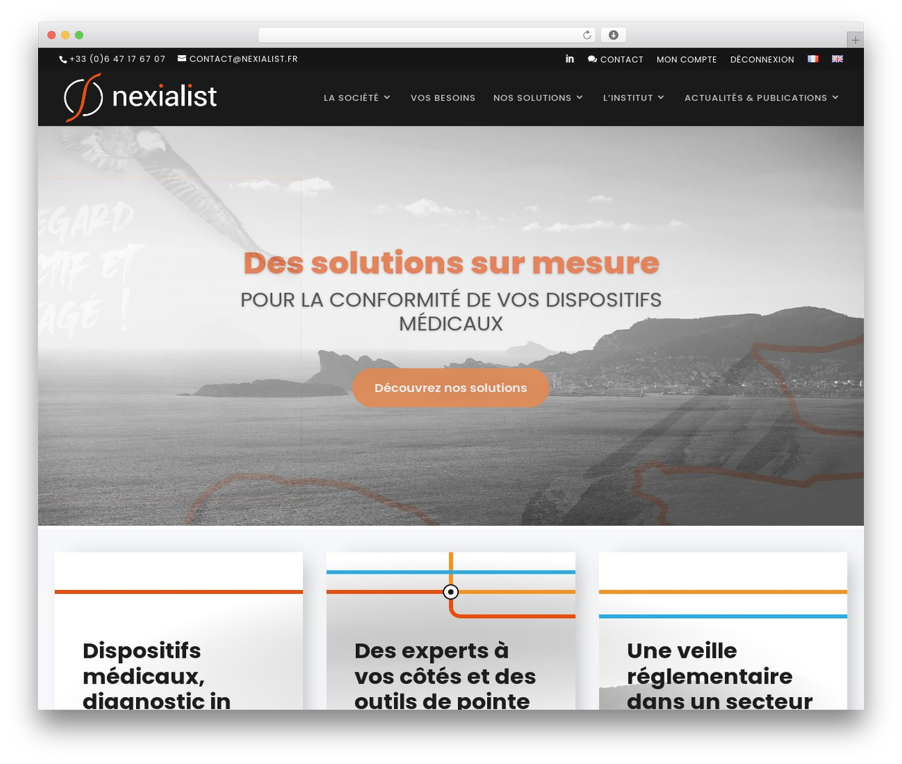 WordPress theme Divi - nexialist.fr