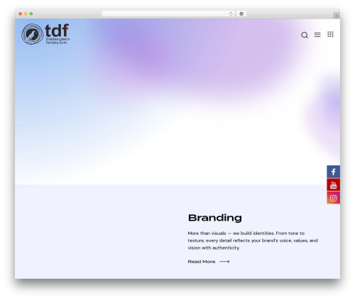 WordPress theme Echo - thedesignersfactory.com