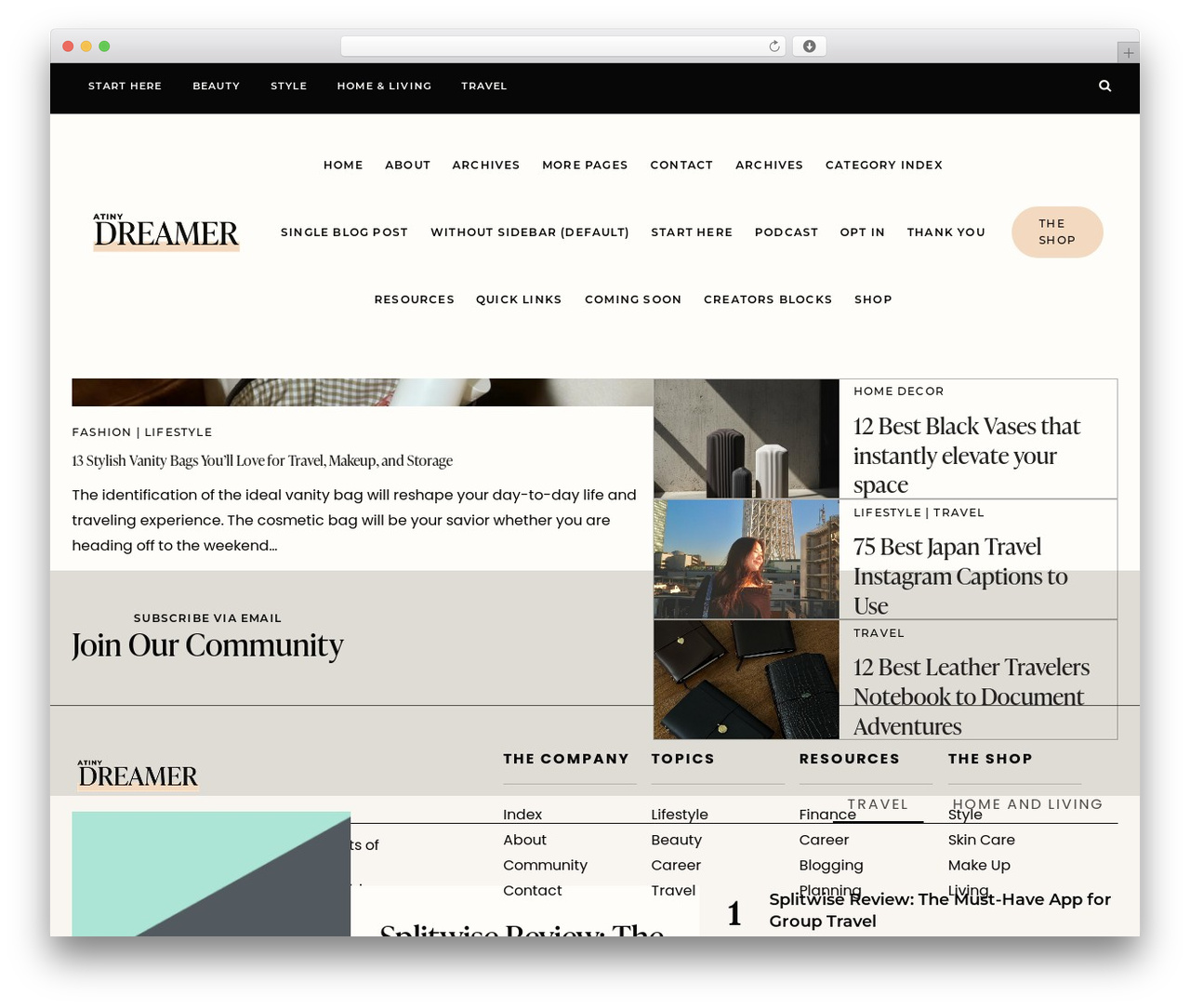 WordPress theme Edit - atinydreamer.com WordPress theme Edit - atinydreamer.com