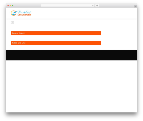 WordPress theme generic-site - travelers-directory.com