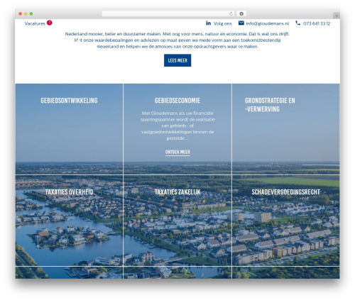 WordPress theme Gloudemans - gloudemans.nl