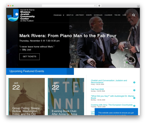 WordPress theme JCC - shamesjcc.org