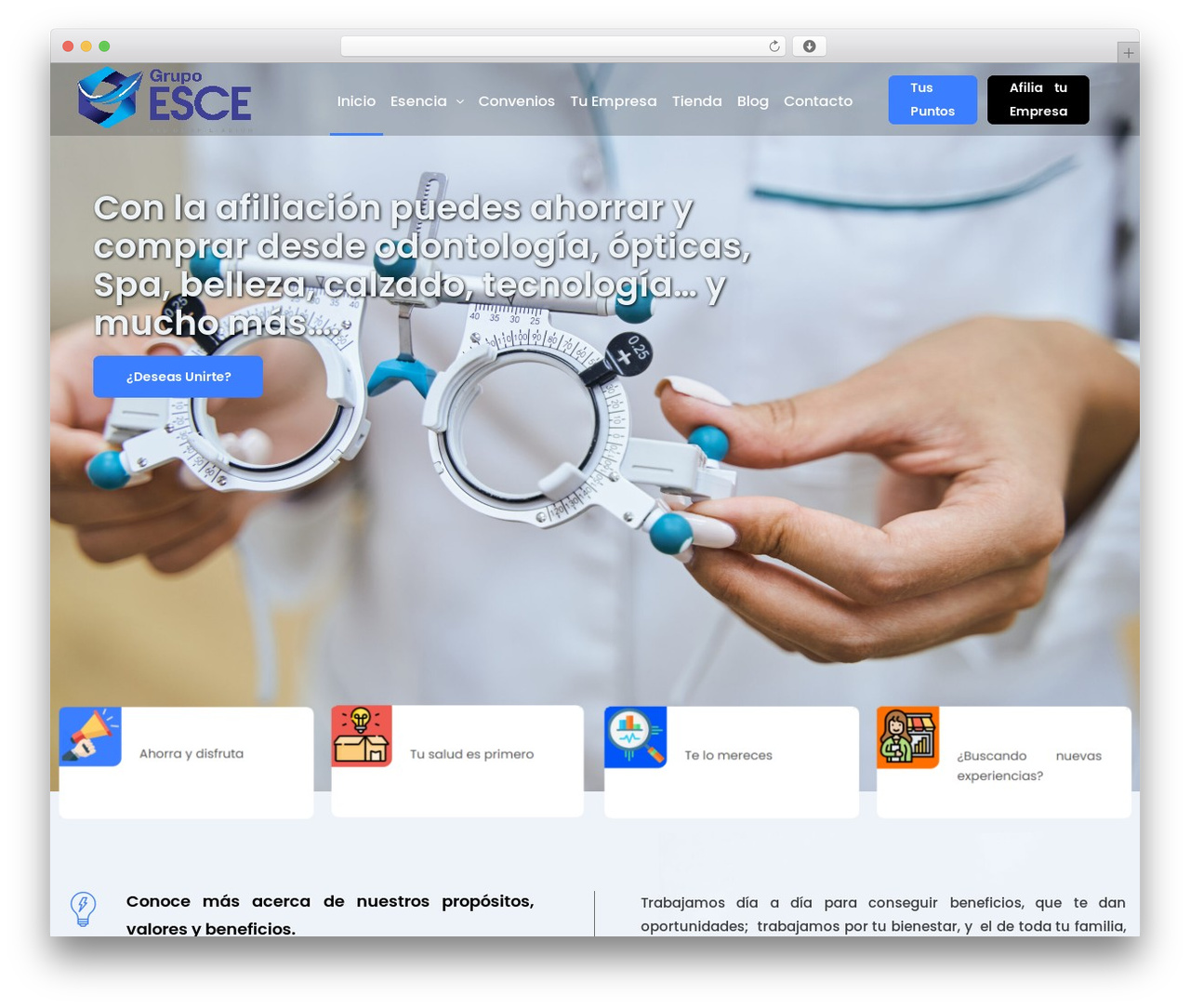 WordPress theme Setech - grupoesce.com.co