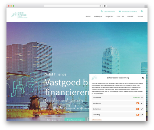 WordPress theme Solid Finance - solid-finance.nl