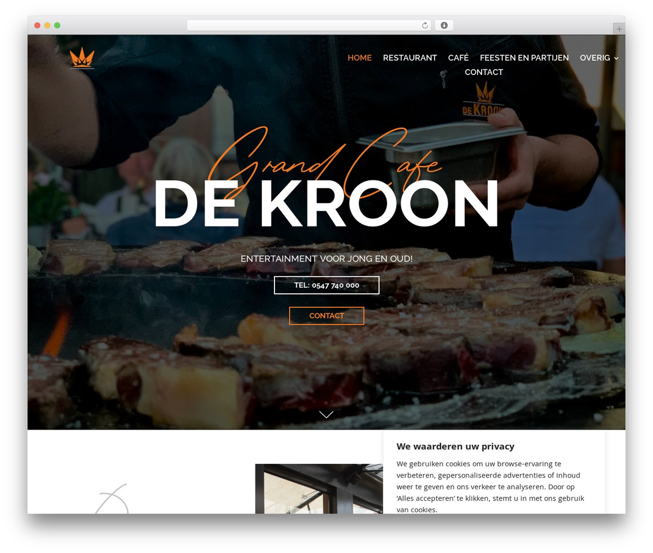 WP theme Divi - dekroonmarkelo.nl