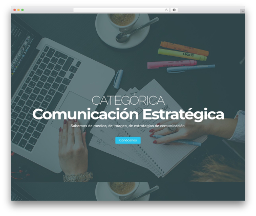 Wunderkind best WordPress theme - categorica.cl
