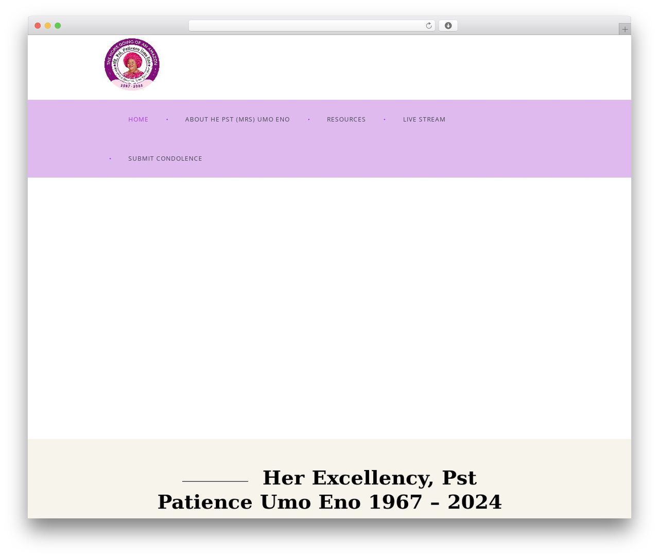Beacon WordPress theme - patienceumoeno.com