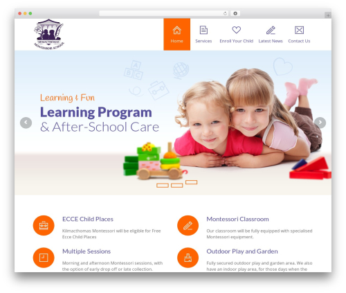 Page builder WordPress plugin - kilmacmontessori.com