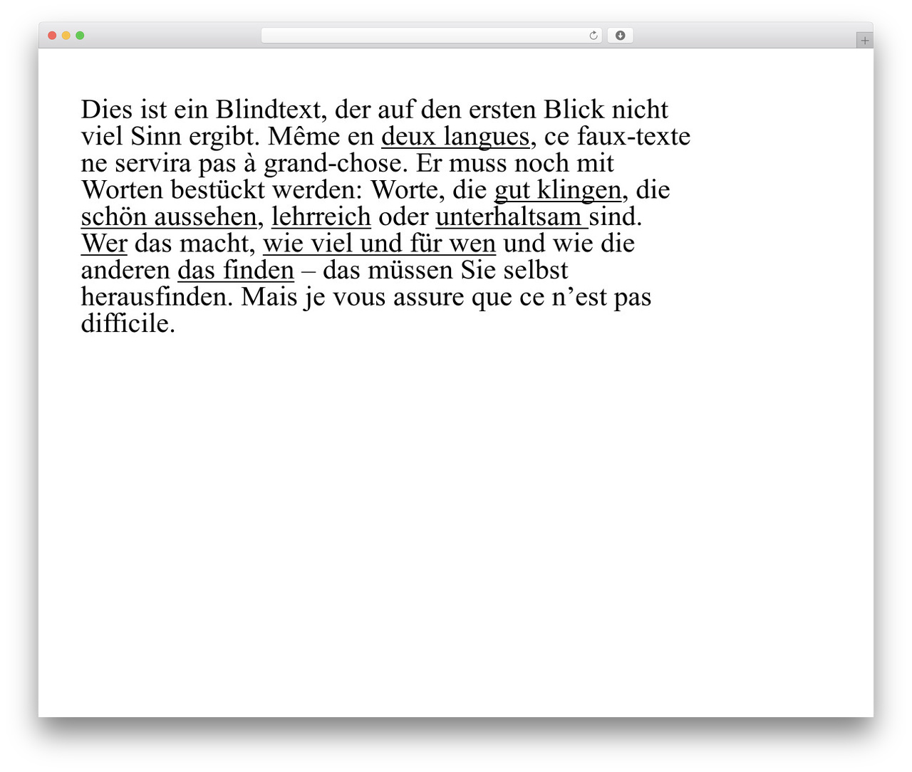 Klein WordPress theme - wortefinder.eu