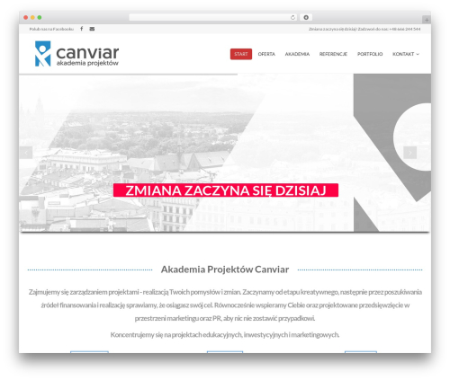 MX WordPress theme design - canviar.pl