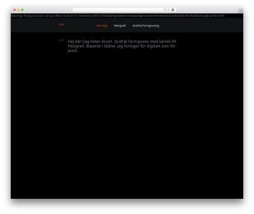 Travis WordPress theme - arashvahdati.com Travis WordPress theme - arashvahdati.com