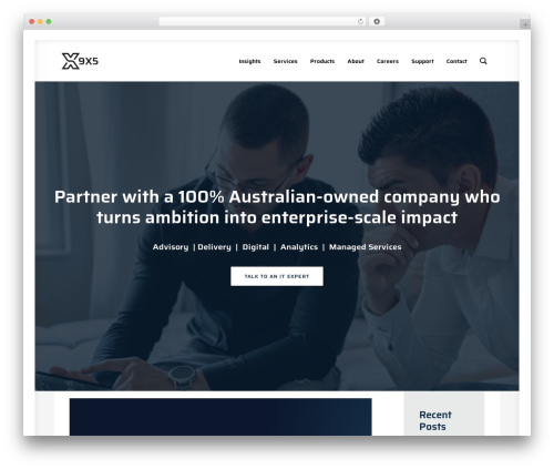 Uncode premium WordPress theme - www.9x5.com.au