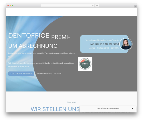 WordPress theme Constructor - dentoffice-zab.de
