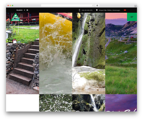Xtrail WordPress theme - rafting-green.com