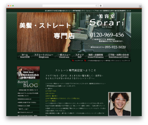 美容室ソラリ WordPress theme - sorari.net