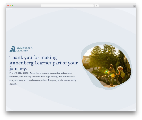 Annenberg Learner WordPress theme - www.learner.org