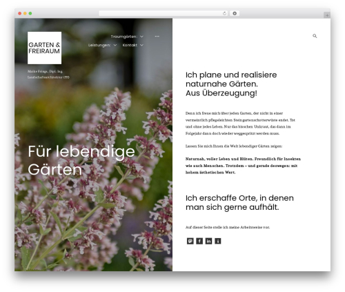 Aperitive. theme WordPress - garten-und-freiraum.de