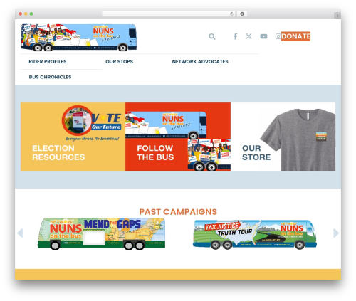 Beaver Builder Theme WordPress theme design - nunsonthebus.org