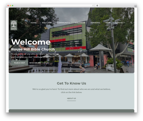 Float WP theme - rousehillchurch.com