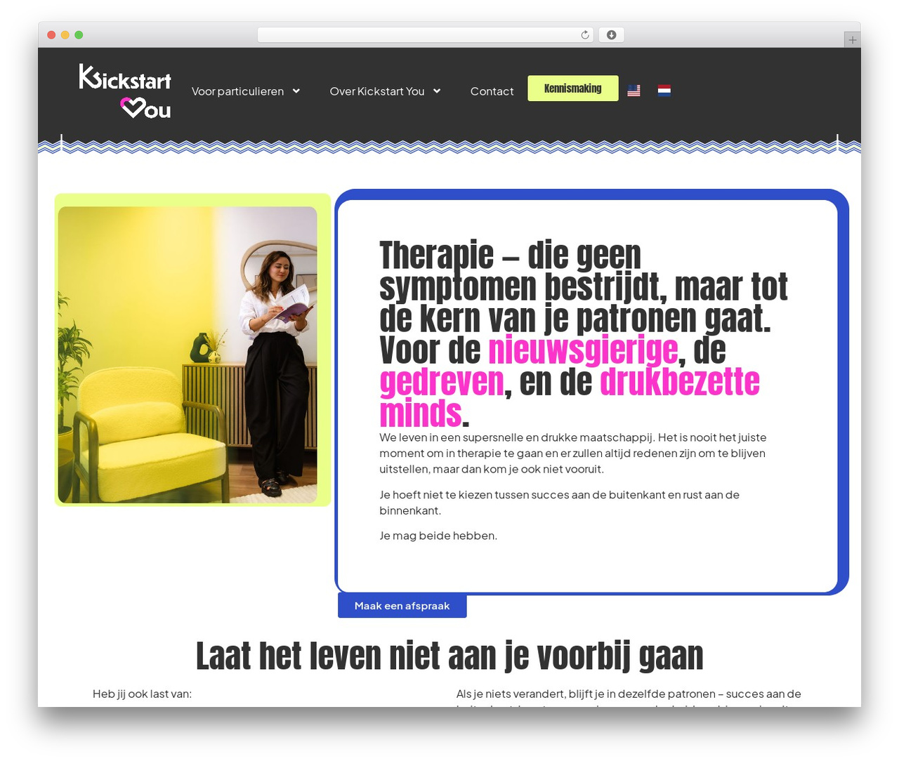 Hello Elementor WordPress theme - kickstartyou.nl