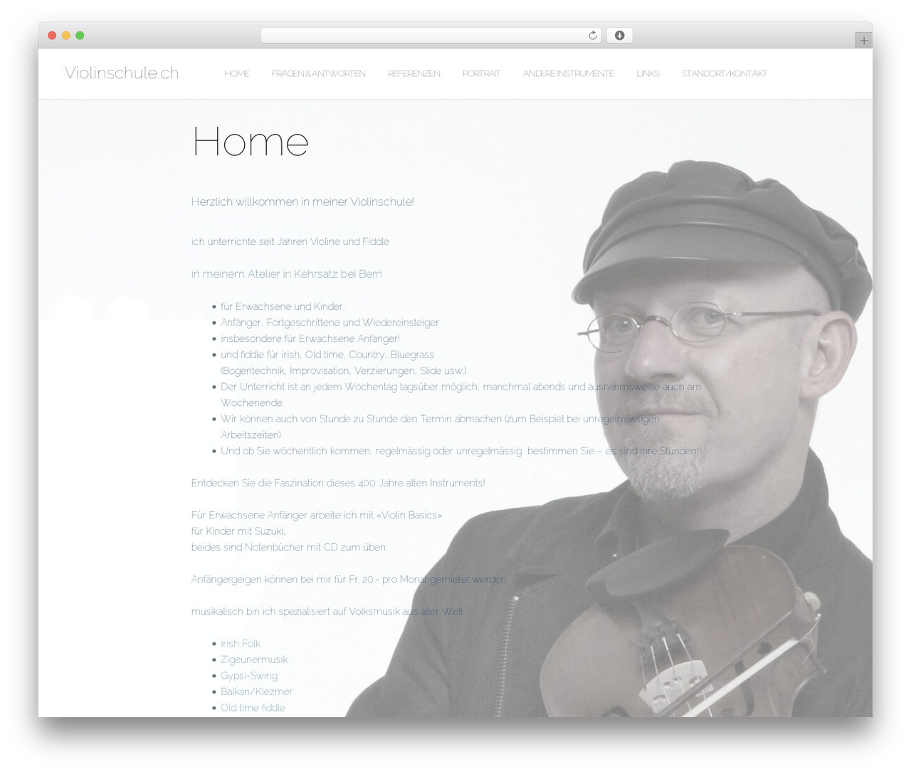 Shapely WordPress theme - violinschule.ch Shapely WordPress theme - violinschule.ch