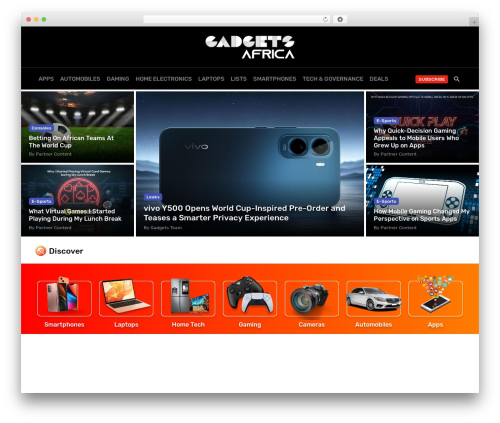 The Next Mag WP theme - gadgets-africa.com