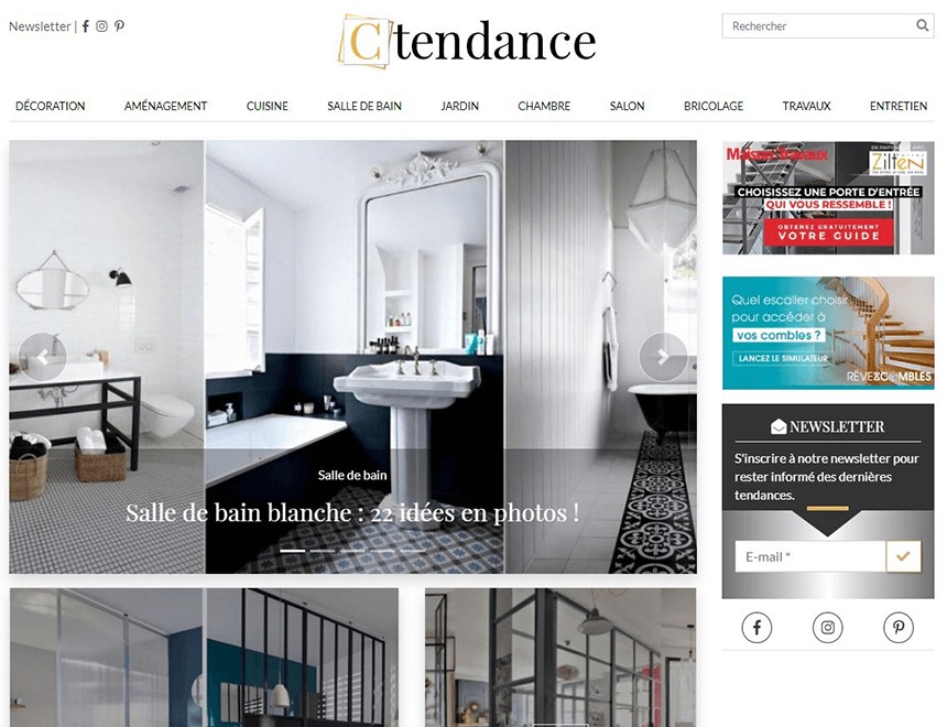 Theme WordPress ctendance by Mathieu RIANDET