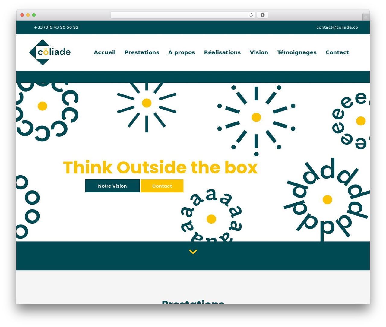 UnfinityPlus theme WordPress - coliade.co